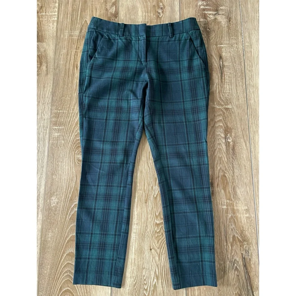 LOFT Plaid Marisa Pant - Picture 1 of 15